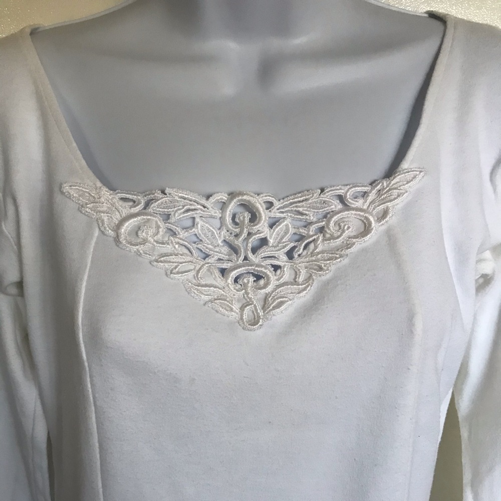 PAUL  et Duffier ,size M , 100% COTTON , white top